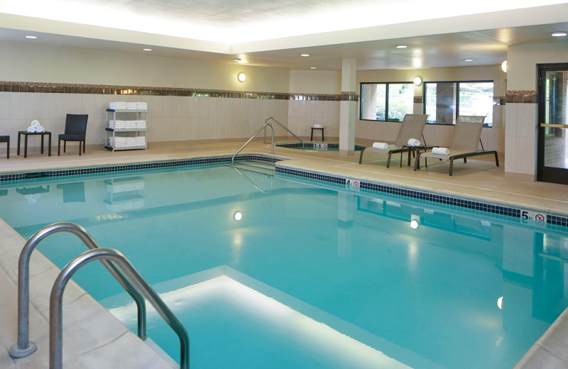 Indoor pool at Courtyard Portland Southeast.