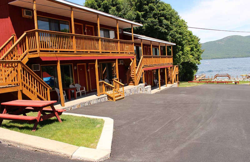 Exterior view of Flamingo Resort.