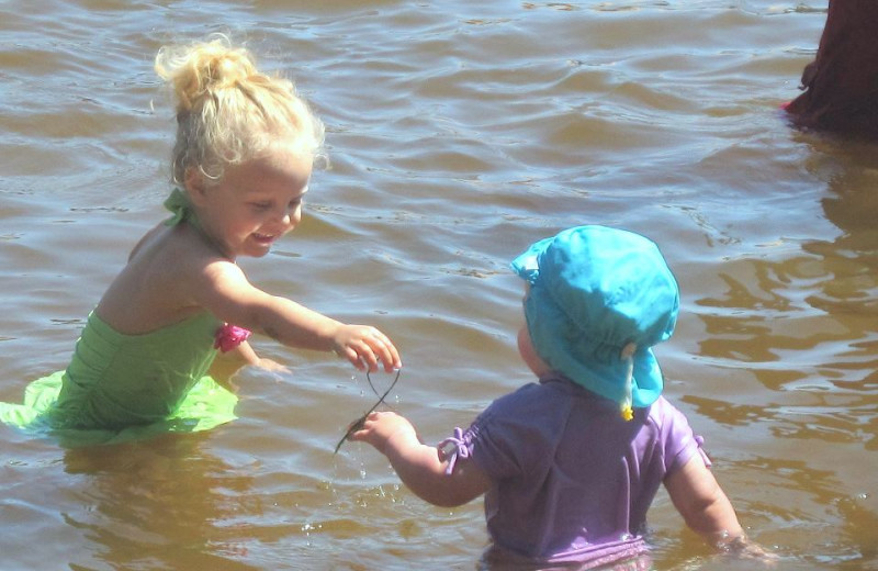 Water fun at Northland Lodge.