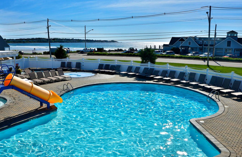 Outdoor pool at Anchorage Inn.