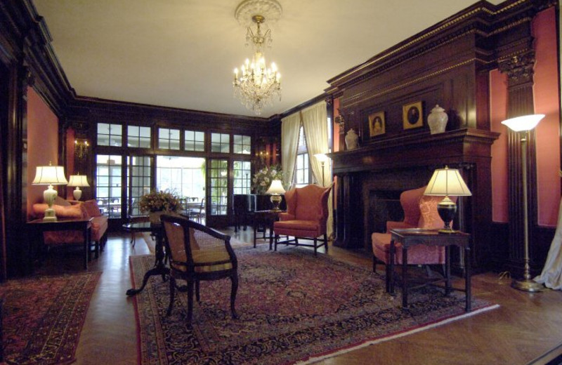 House interior at Cortland Alumni House.