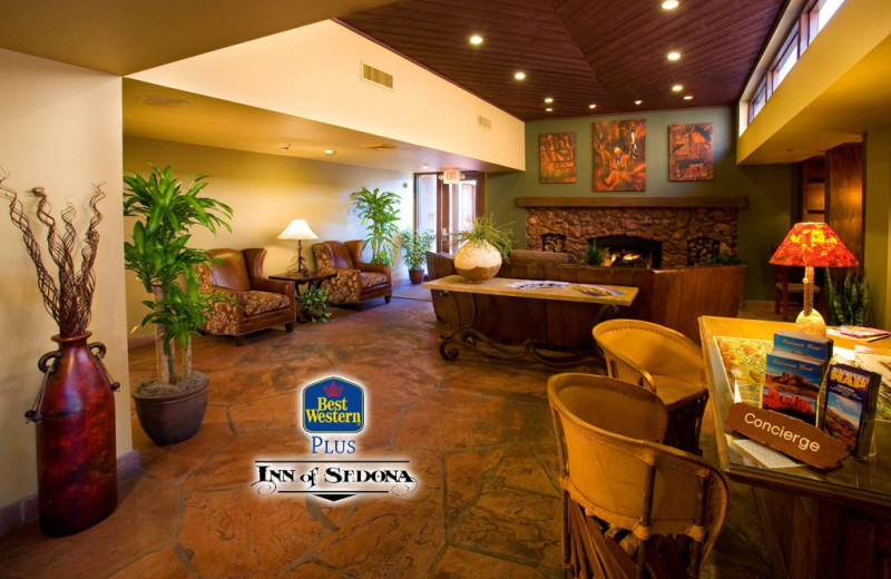 Lobby at Best Western PLUS Inn of Sedona.