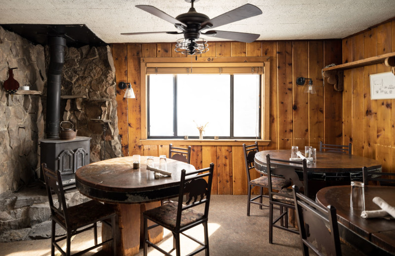 Dining at Desolation Hotel Hope Valley.