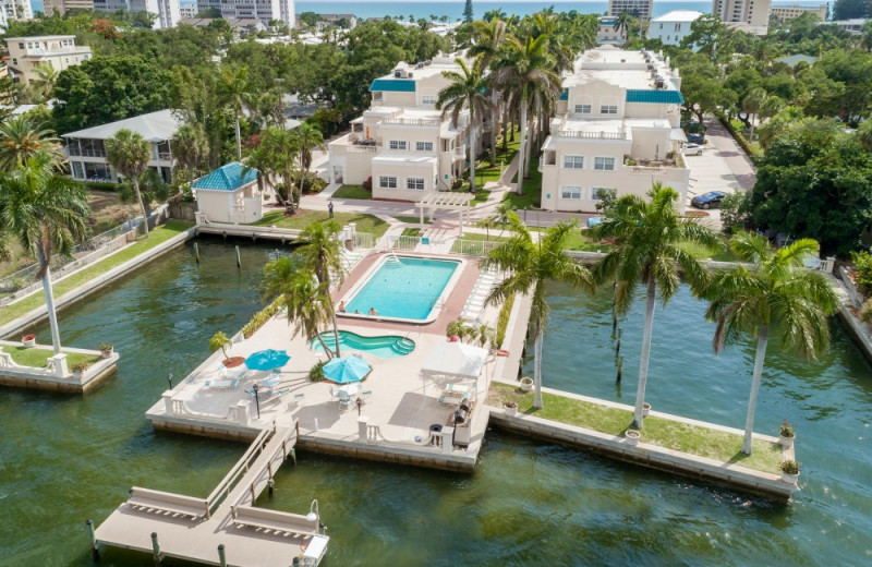 Exterior view of Palm Bay Club.