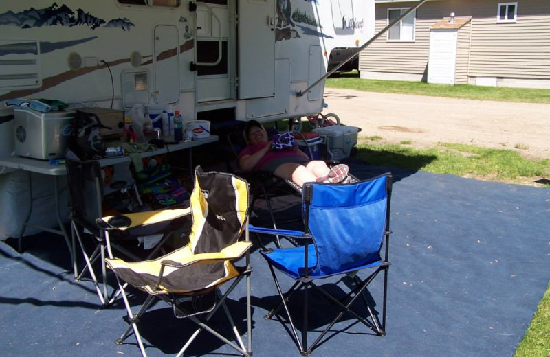 RV camping at Shady Grove Resort.