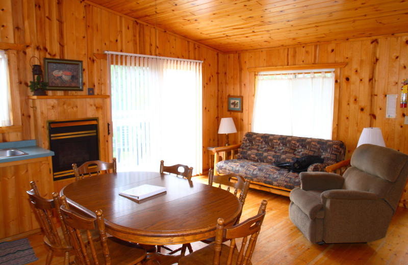 Lodge living area at Pine Terrace Resort