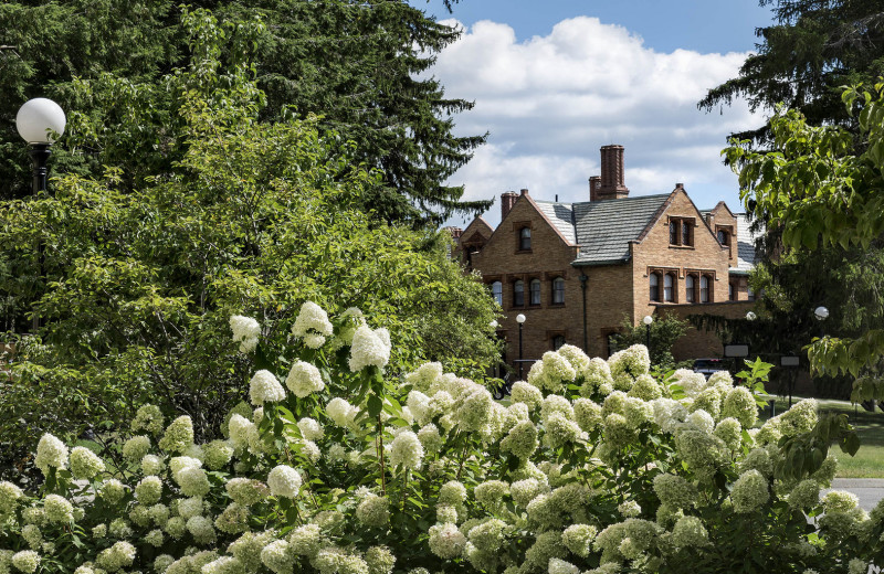 Exterior view of Cranwell Spa & Golf Resort.