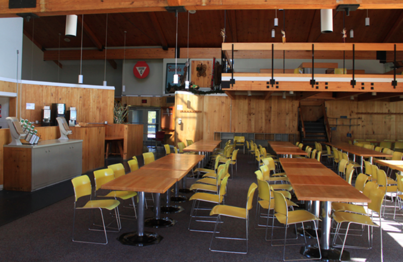 Dining area at The Woodstock Inn & Resort.