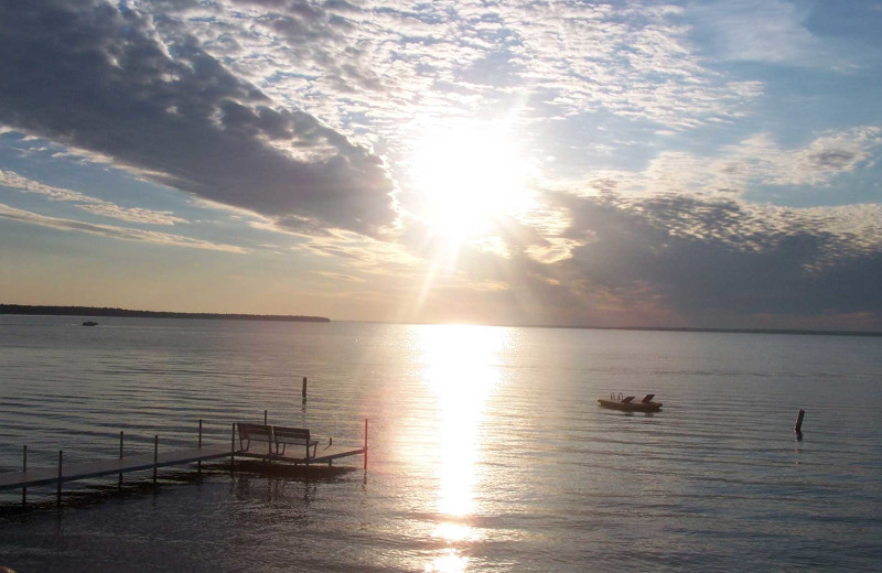Lake view at Barky's Resort.