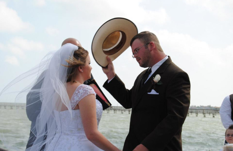 Wedding at The Lighthouse Inn at Aransas Bay.