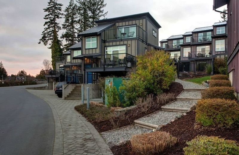 Exterior view of Sooke Harbour Resort & Marina.