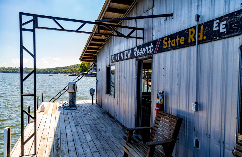Fishing dock at Point View Resort
