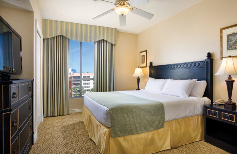 Guest room at Wyndham Grand Desert.