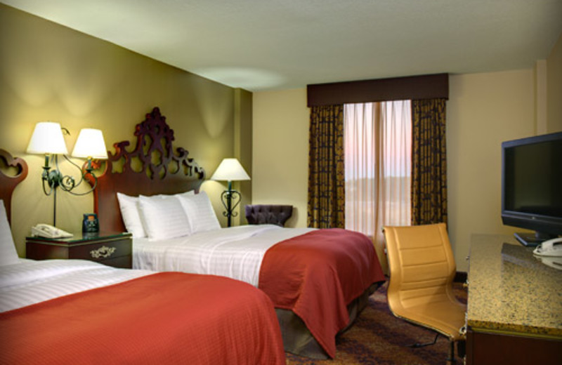 Guest room at The Castle Orlando.