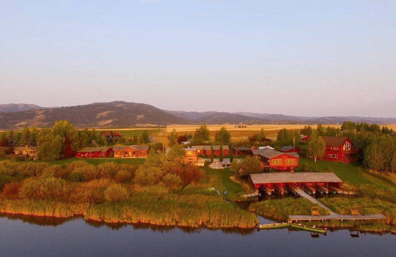 Exterior view of Teton Valley Lodge.