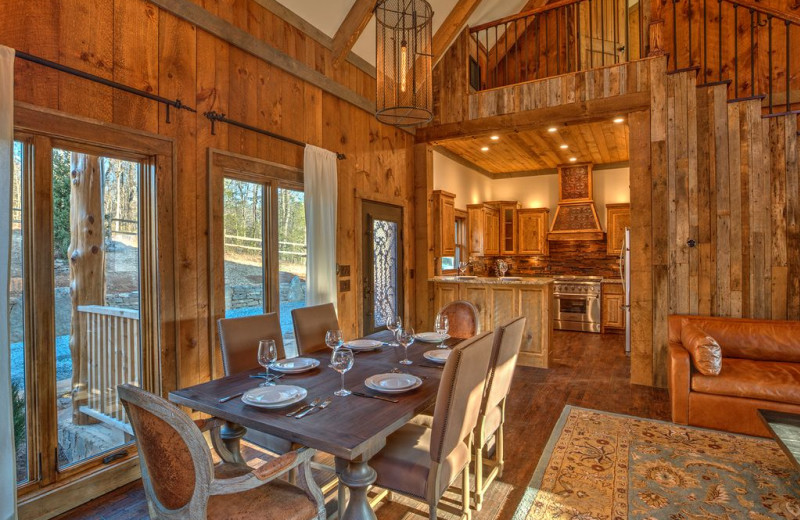 Cabin kitchen at Cabin Rentals of Georgia.