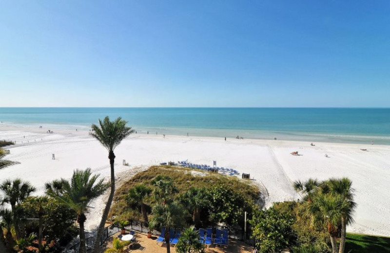 Beach at El Presidente Condos.