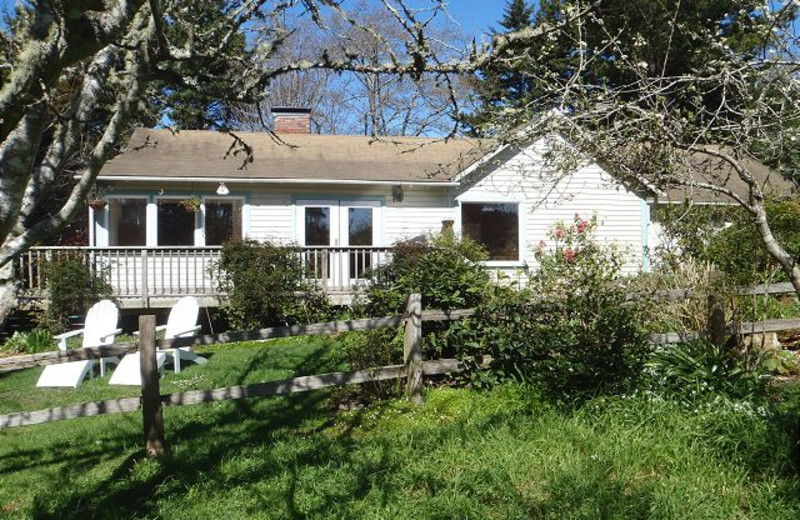 Vacation rental exterior at Redwood Coast Vacation Rentals.