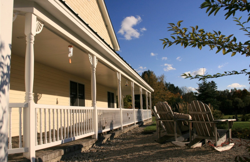 Porch at Snowflake Inn.