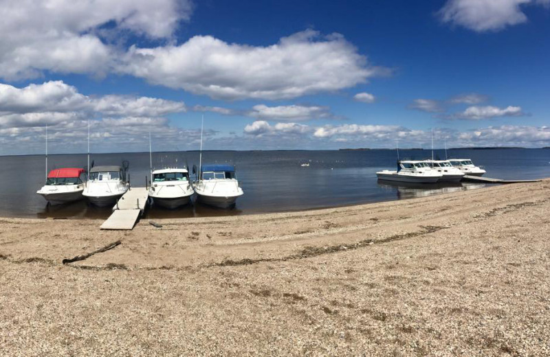 Boat launch at Ballard's Resort.