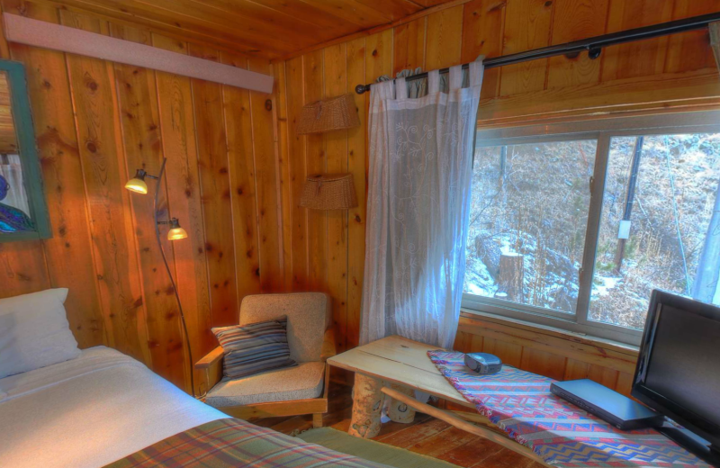 Guest room at Hisega Lodge.