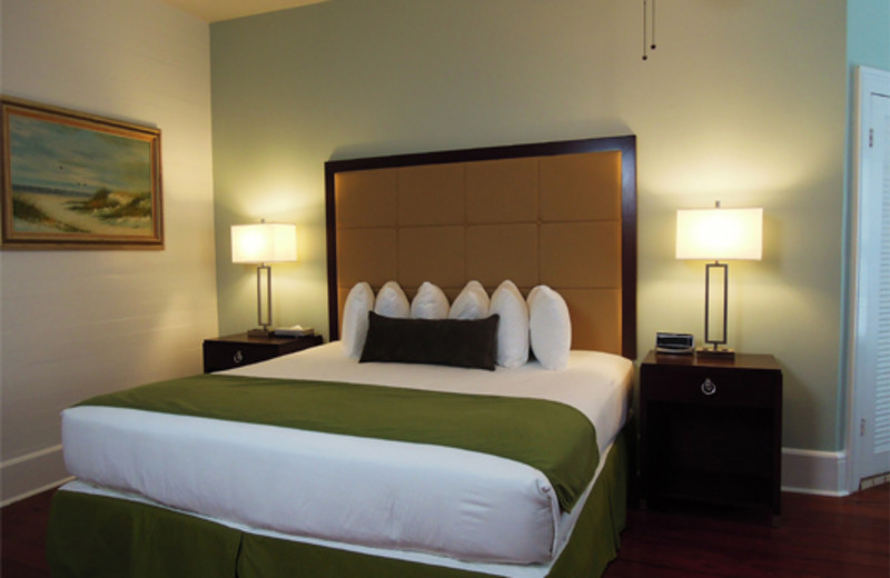 Guest bedroom at Cypress House.