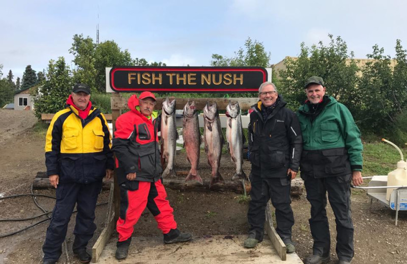 Fishing at Nushagak River Adventure Lodge.