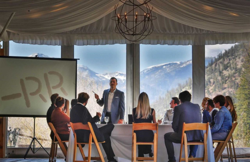 Meetings at Rainbow Ranch Lodge.