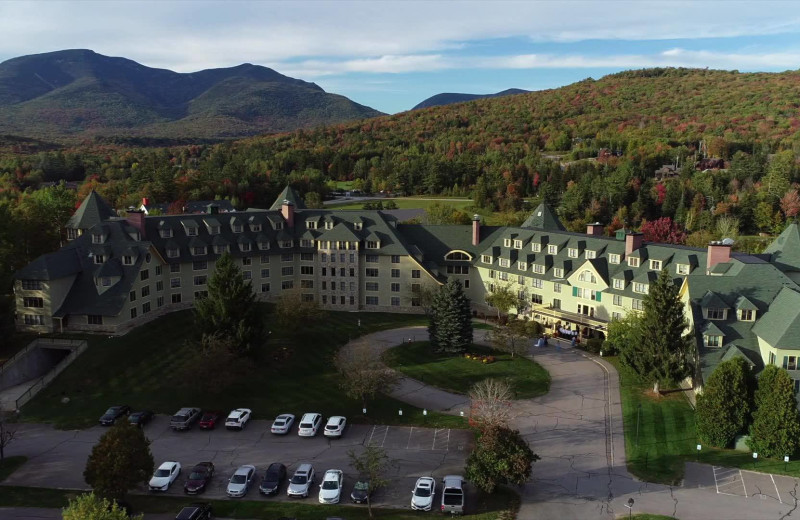 Exterior view of The Golden Eagle Lodge.