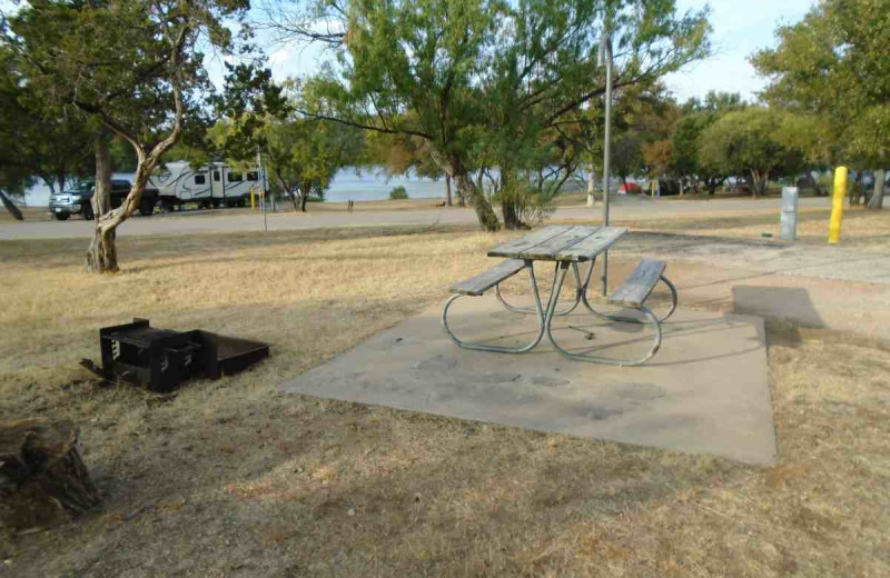 Campground at Inks Lake State Park.