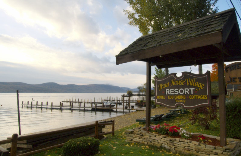 Fishing at Trout House Village Resort.