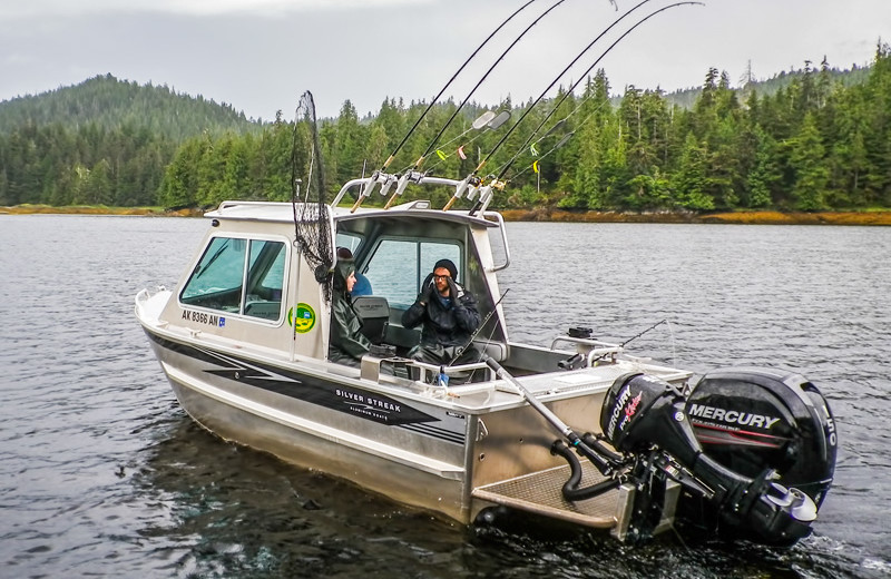 Fishing at Yes Bay Lodge.