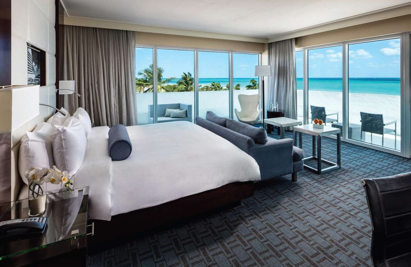 Guest room at Eden Roc Miami Beach.