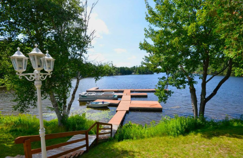 Dock at Grand Tappattoo Resort.