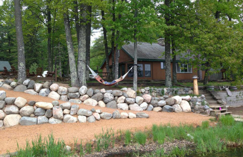 Cabin exterior at The Estrold Resort.