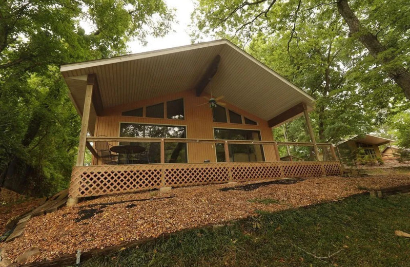 Cabin exterior at Newlands Lodge.