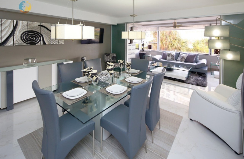 Rental interior at HORA Vacation Rentals.