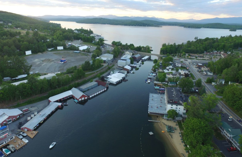 Aerial view of Naswa Resort.