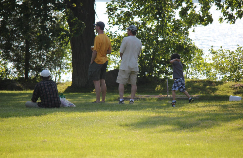 Family at Loughborough Inn.