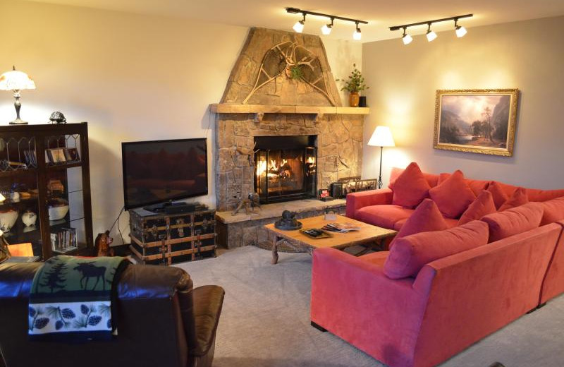 Guest living room at Sun Vail Condominiums.