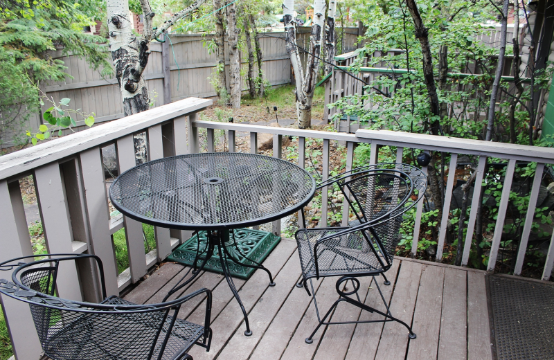 Suite deck view at Sunnyside Knoll Resort.