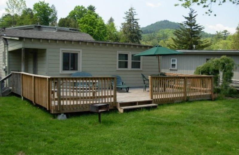 Cottage exterior at Diamond Cove Cottages.