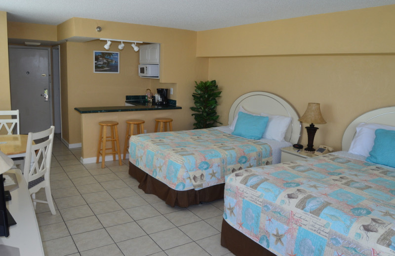 Guest room at Fountain Beach Resort.