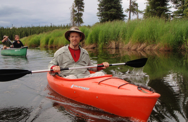 Kayaking at Great Alaska Adventure Lodge.