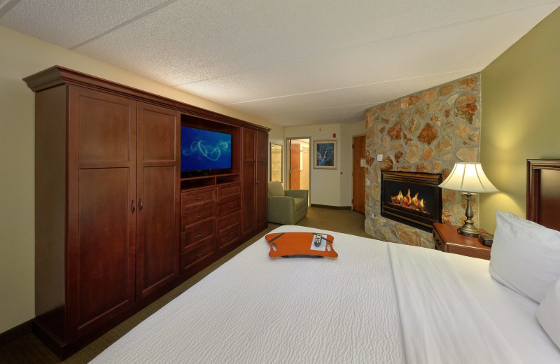 Guest room at The Inn on the River Pigeon Forge.