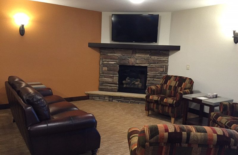 Guest room at Cragun's Resort and Hotel on Gull Lake.
