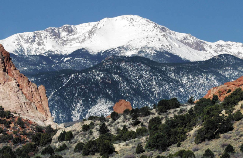 Mountains at Rocky Mountain Lodge & Cabins.