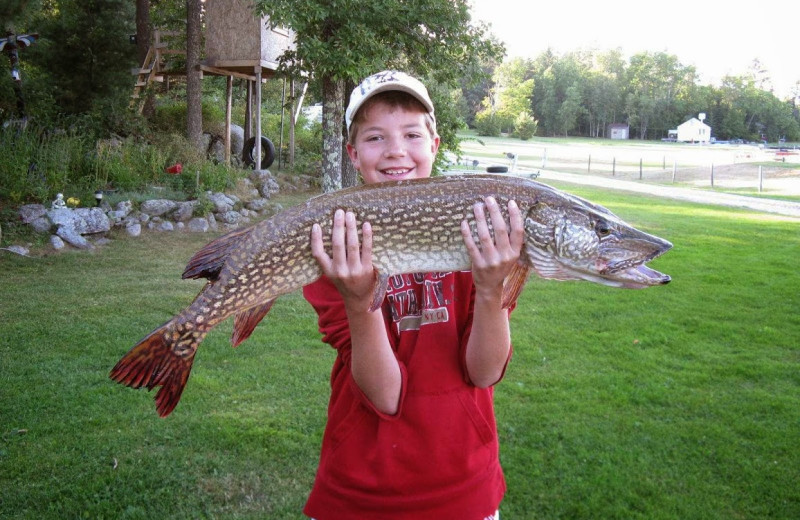 Fishing at Herseth's Tomahawk Resort.