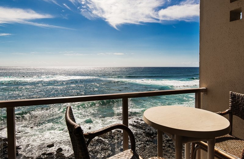 Vacation rental balcony at Great Vacation Retreats.