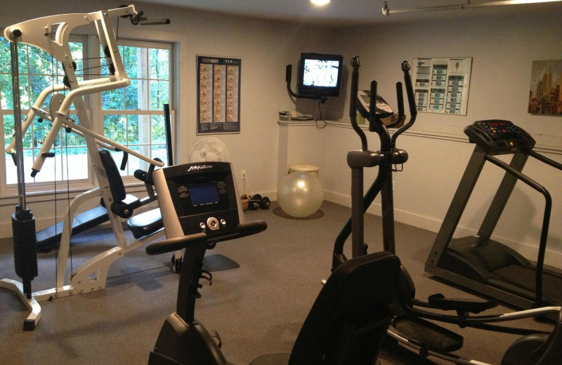 Gym at Inn at Stockbridge.